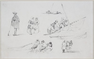 Figurenstudien von John Wilson Carmichael